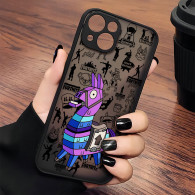 Coque iPhone 12 Pro Max Fortnite Lama Violet - Protection Optimale