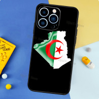 Coque iPhone 14 Pro Drapeau Algérie - Protégez votre téléphone avec style