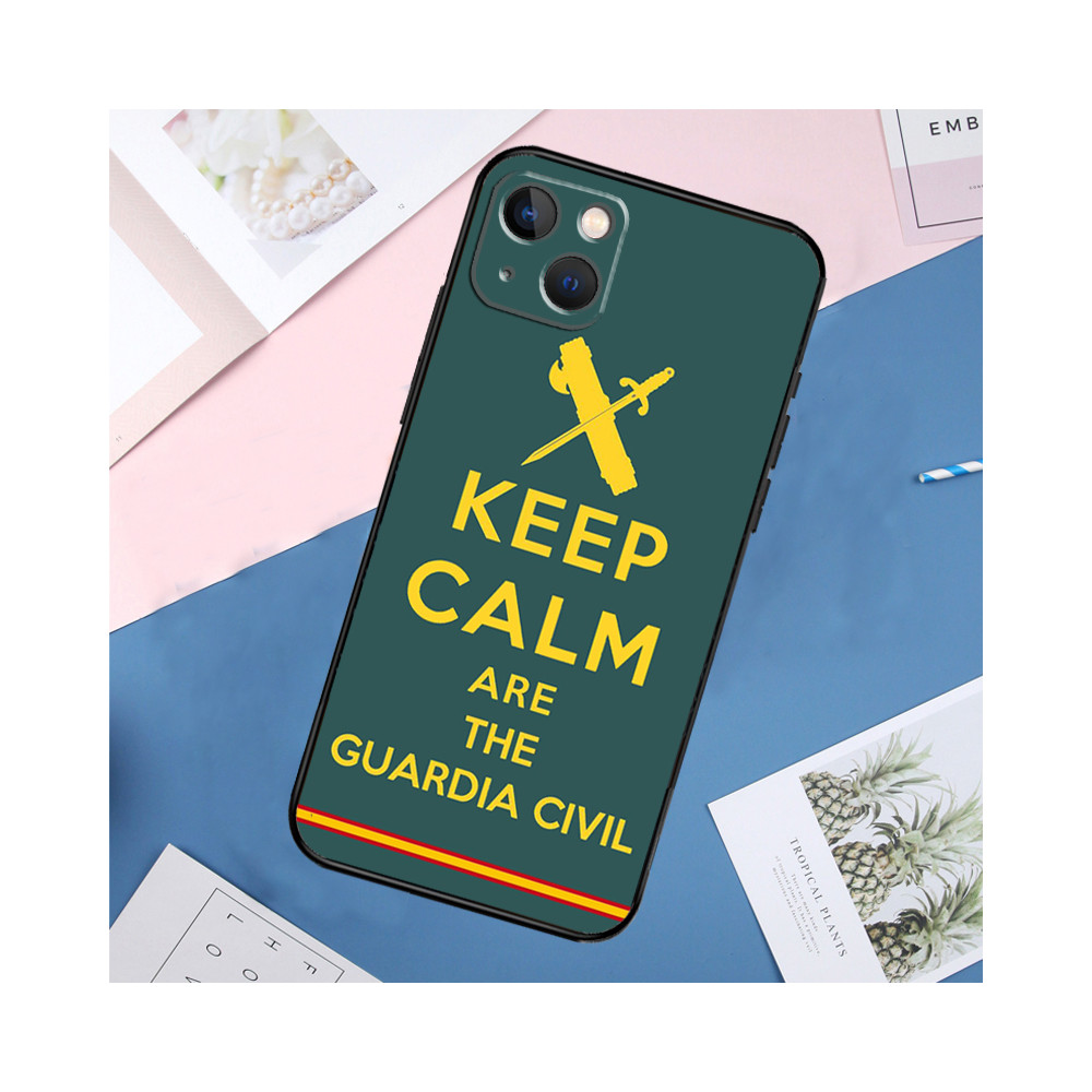 Coque iPhone 16 Keep Calm Guardia Civil - Protection Originale