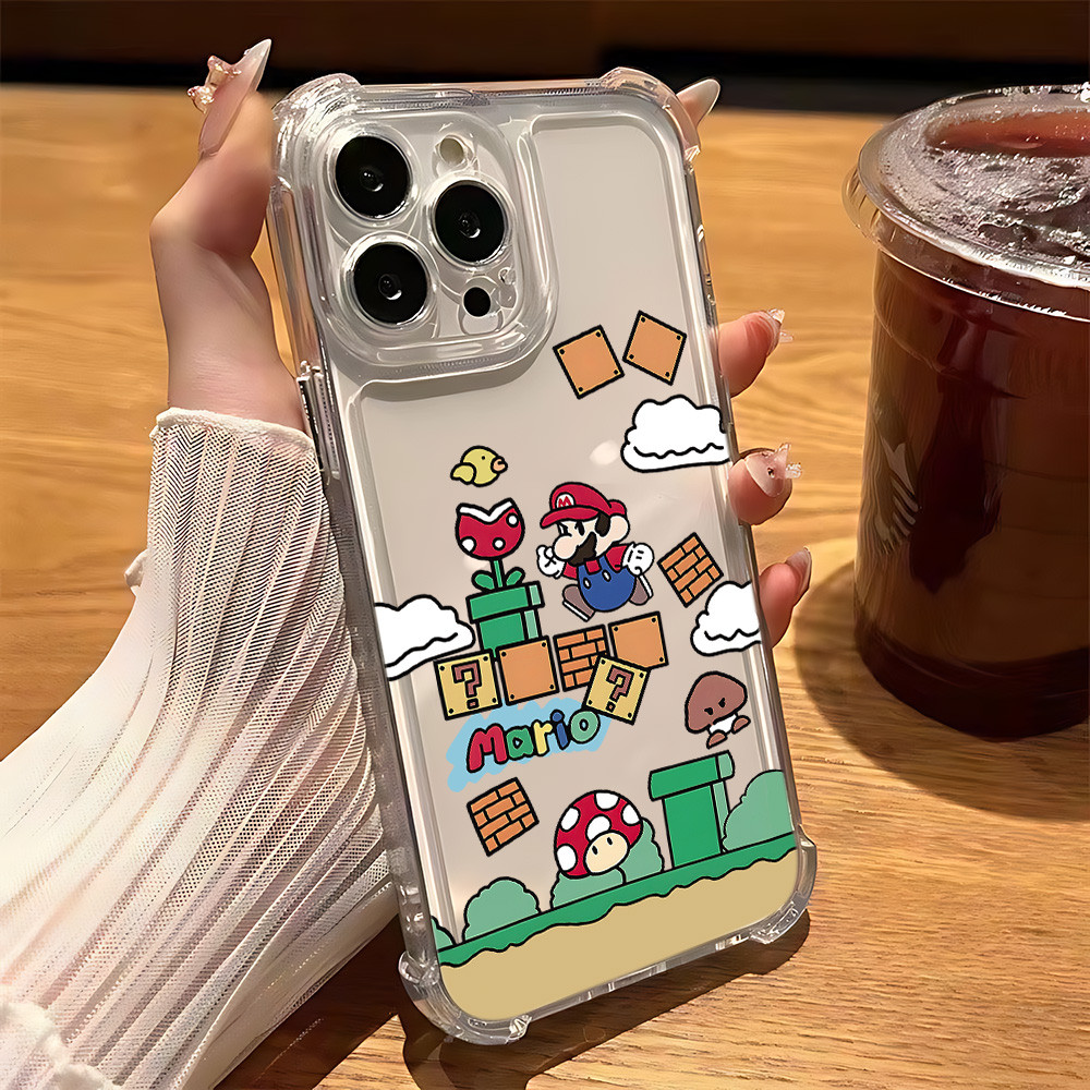 Coque iPhone XS Max Mario - Design Rétro Gaming