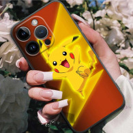 Coque iPhone Pikachu Éclair Jaune et Orange