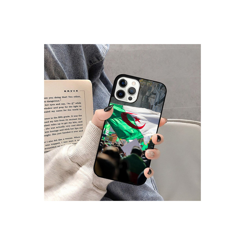 Coque iPhone 13 mini Drapeau Algérie - Fierté Nationale à Portée de Main