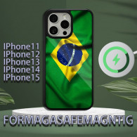 Coque iPhone Drapeau Brésilien FormagaSafeMagntig