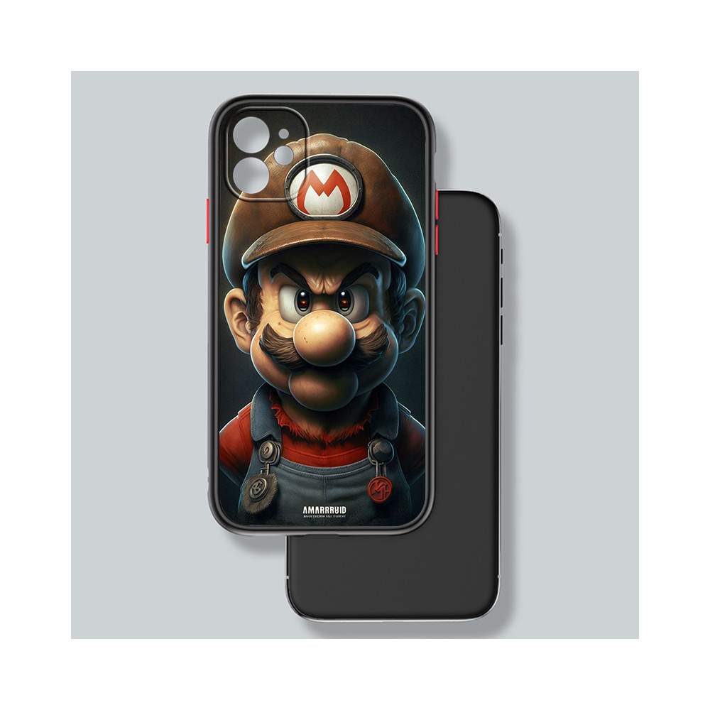 Coque iPhone XS Mario en Colère