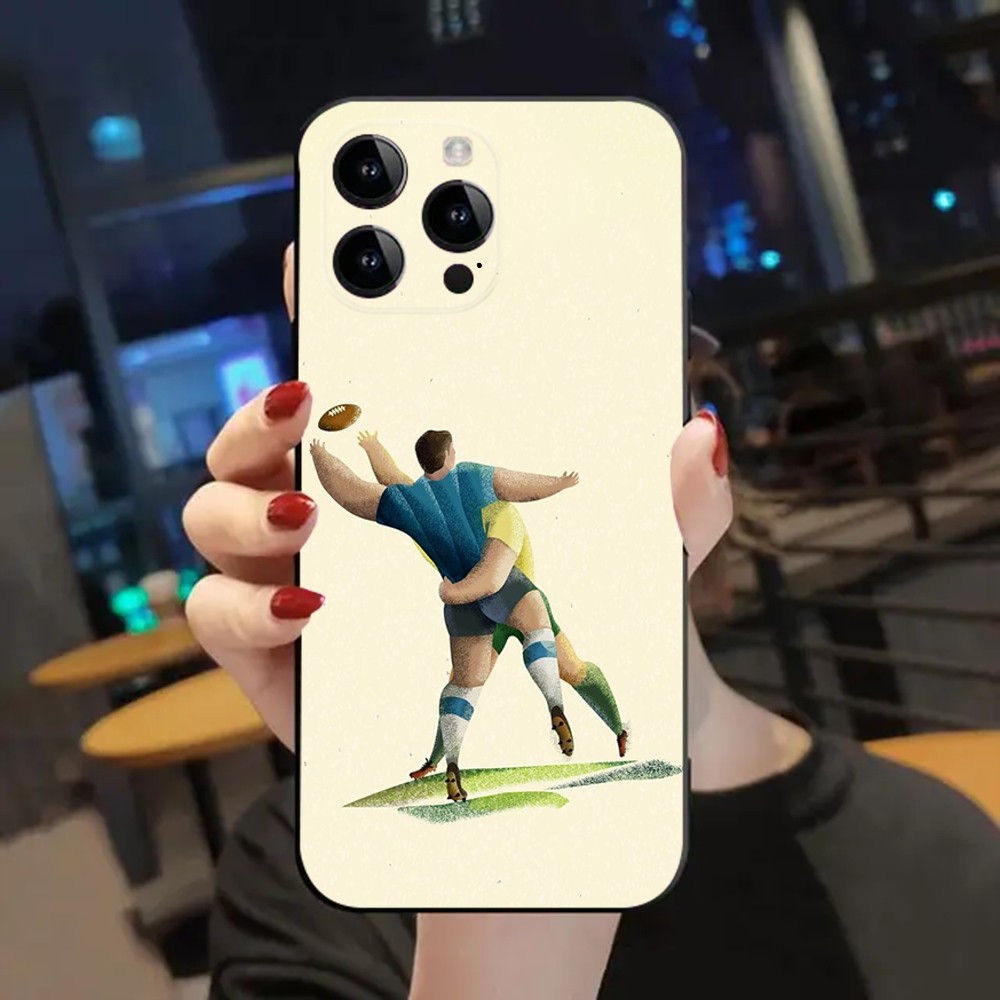 Coque iPhone 12 mini Rugby : L'esprit du jeu sur votre téléphone