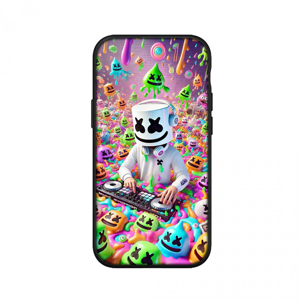 Coque iPhone XR Design DJ Marshmello Coloré - Protection Optimale