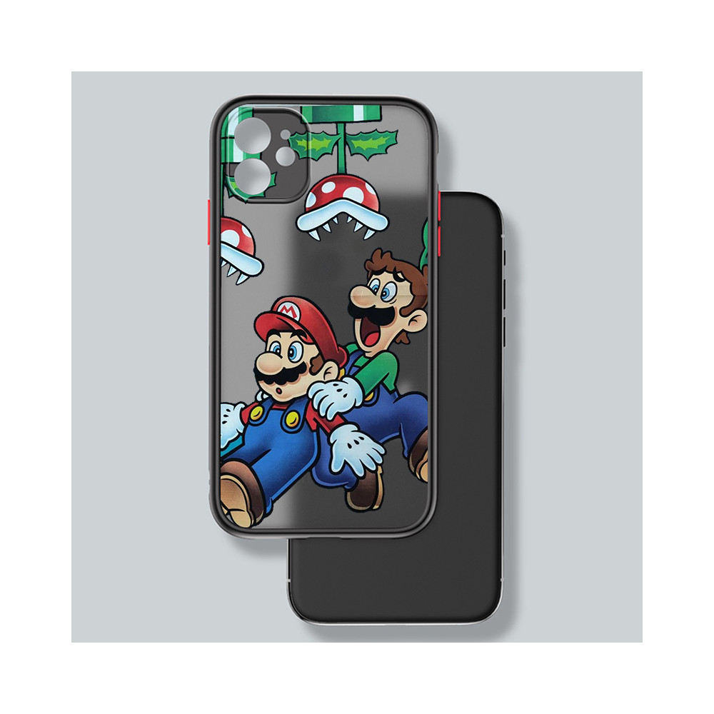 Coque iPhone 15 Pro Mario et Luigi - Protection Fun pour Fans de Jeux Vidéo