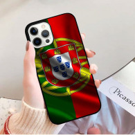 Coque iPhone 14 Pro Drapeau Portugal