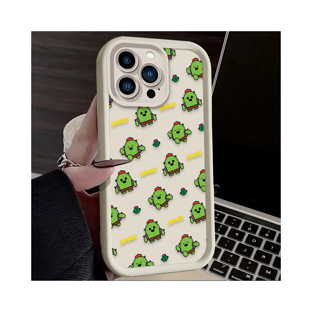 Coque iPhone SE 2020 Motif Spike Brawl Stars - Protection Unique et Ludique