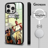 Coque iPhone 15 Pro Max Grand Theft Auto V - Franklin et Chop