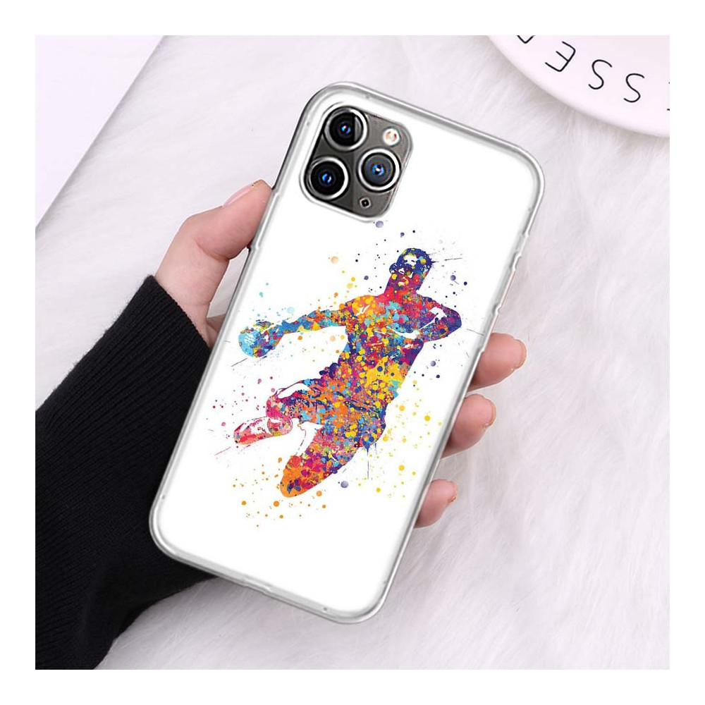 Coque iPhone Aquarelle Handball