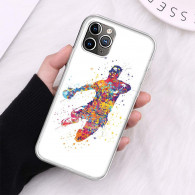 Coque iPhone 12 Aquarelle Handball