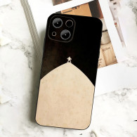 Coque iPhone XS Design Minimaliste : Silhouette sur Sommet